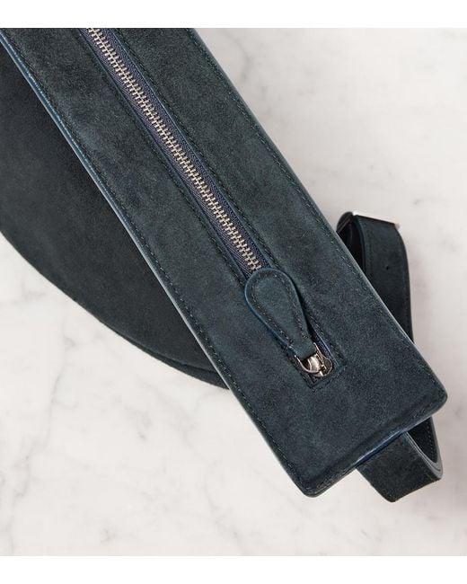 The Row Black Schultertasche Slouchy Banana Aus Leder