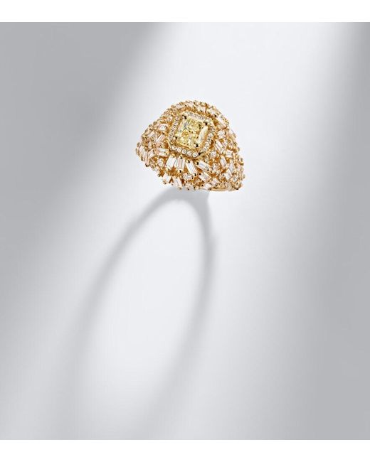 Suzanne Kalan White 18Kt Ring With Diamonds