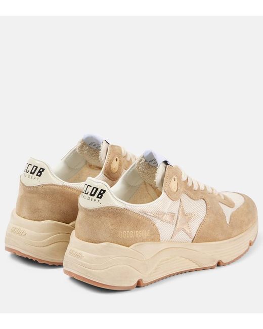 Golden Goose Deluxe Brand Natural Sneakers Running Sole Aus Leder