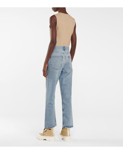 Ripley - JEANS WADOS RECTO TIRO ALTO