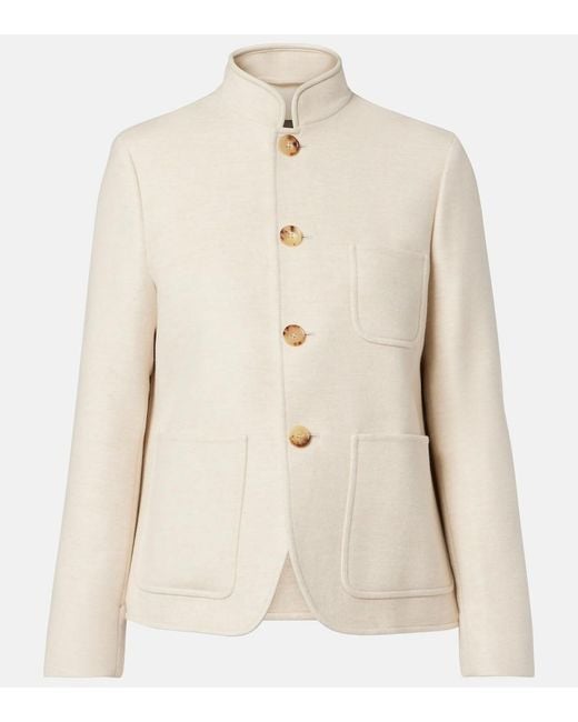 Loro Piana Natural Spagna Cashmere Jacket