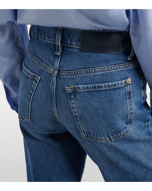 Jeans Flared Retro Flare De Tiro Medio 7 For All Mankind de color Blue