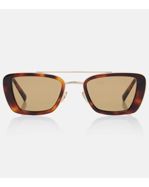 Gafas De Sol Cuadradas Sl 825 Saint Laurent de color Brown