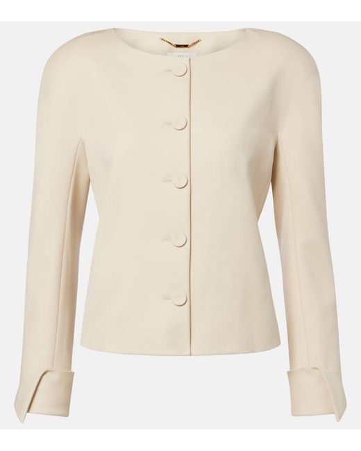 Chloé Natural Virgin Wool Jacket