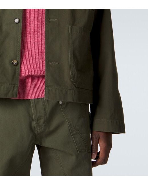 J.W. Anderson Green Denim Jacket for men
