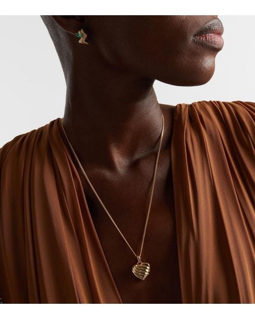 David Yurman Metallic 18Kt Locket Necklace