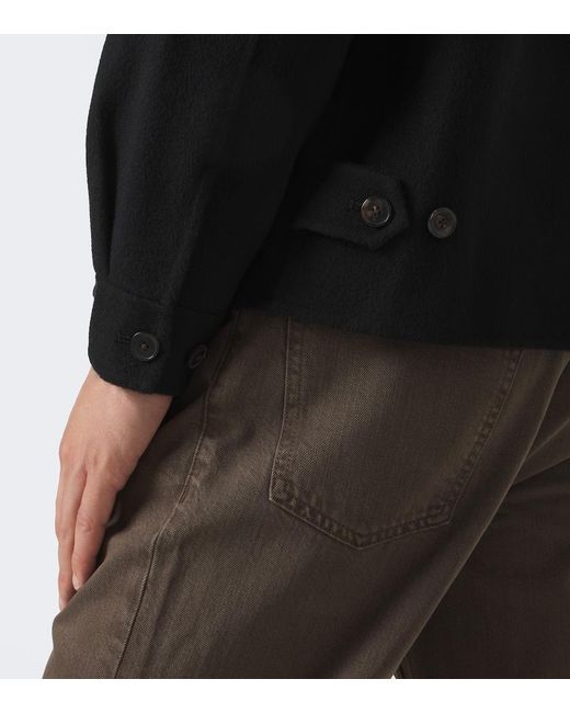 FRAME Black Wool Jacket for men