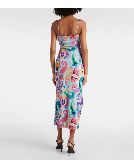 Robe Midi Imprimee Etro en coloris White