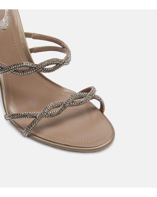 Sandali Cleo 105 di Rene Caovilla in Metallic