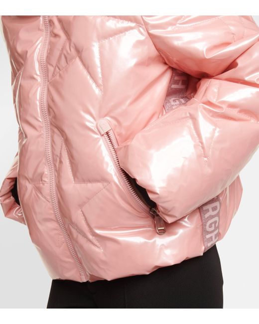 Goldbergh Pink Glamstar Down Ski Jacket