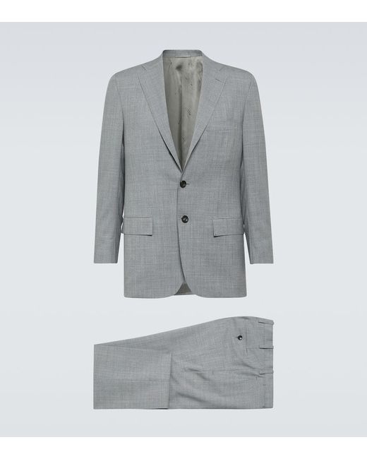Kiton Anzug aus Wolle in Gray für Herren