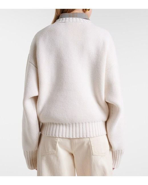 Rohe White Wool Sweater