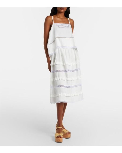 Prada Metallic Crochet Wedge Sandals