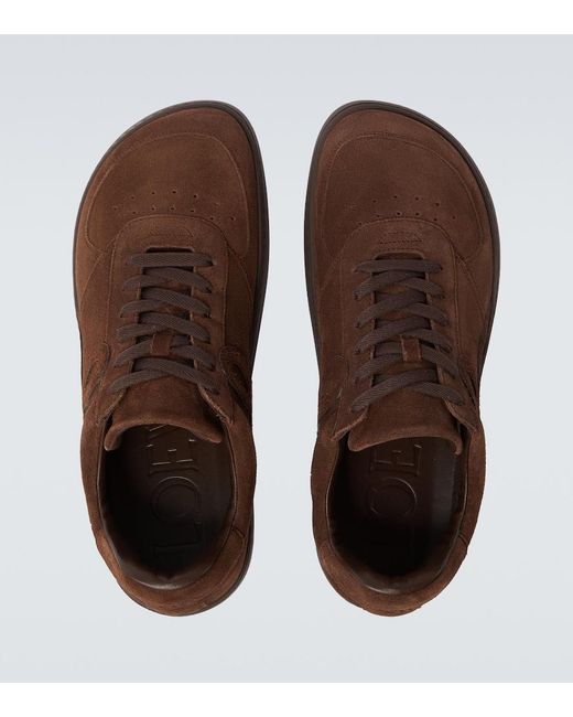 Loewe Sneakers Jambo Aus Veloursleder in Brown für Herren