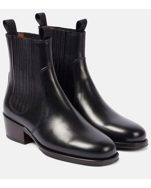 Botas Chelsea De Piel Lemaire de color Black