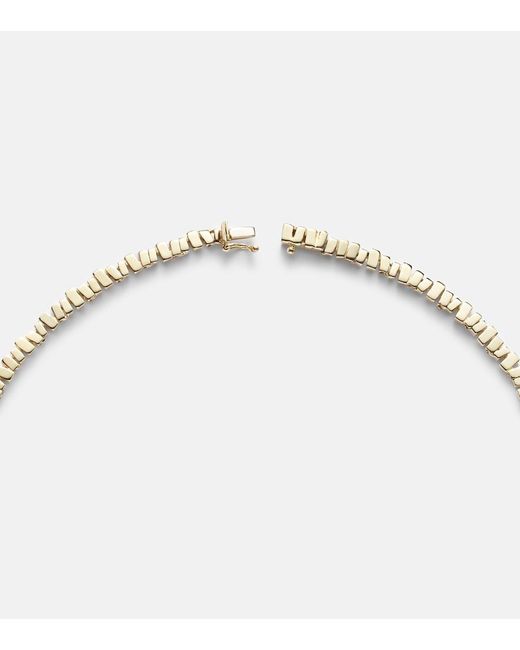 Suzanne Kalan White 18Kt Tennis Necklace With Diamonds