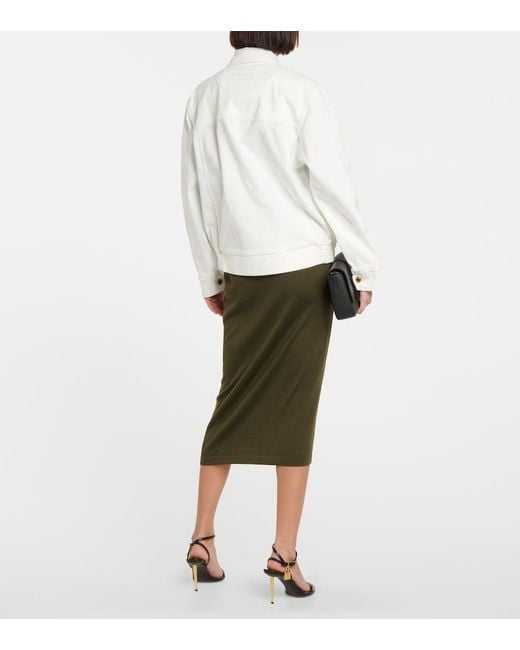 Tom Ford White Denim Jacket