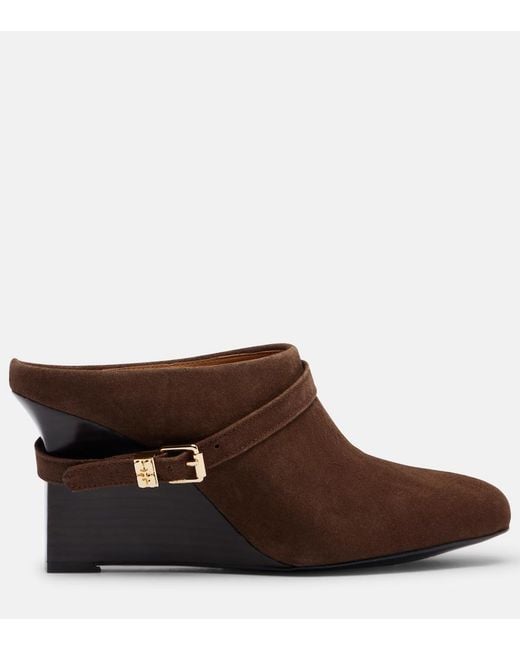Ganni Brown Wedge Ankle Boots