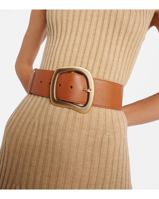 Gabriela Hearst Brown Simone Leather Belt
