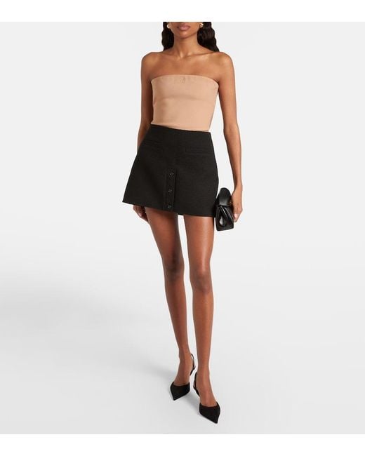 Courreges Natural Jersey Bodysuit