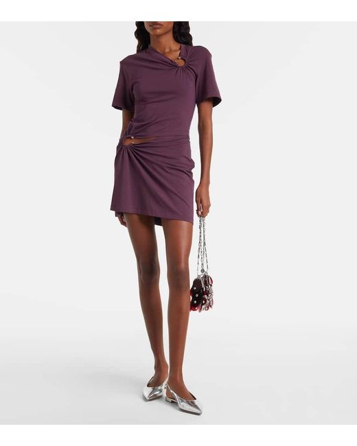 Miniabito di Rabanne in Purple