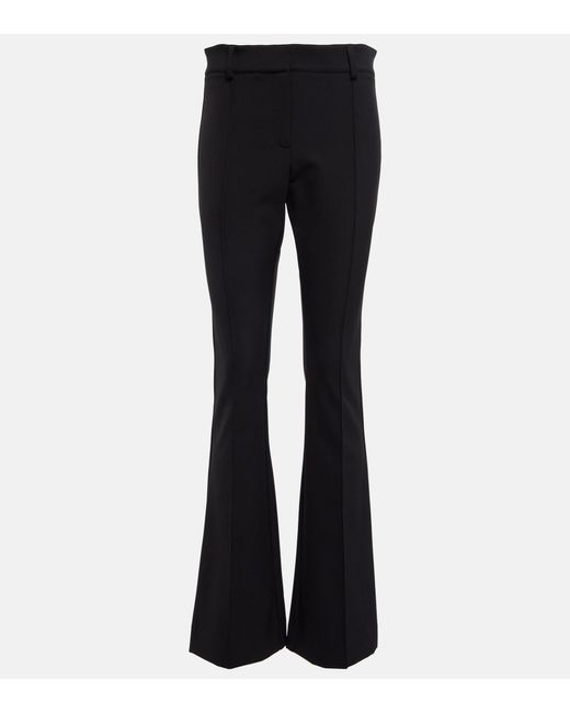 Veronica Beard Hibiscus High-rise Flared Pants in Blue | Lyst