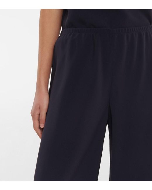 The Row Blue Gala Cady Wide-Leg Pants