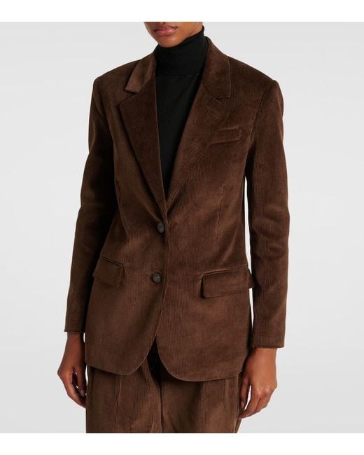 Altuzarra Brown Jules Cotton Corduroy Blazer
