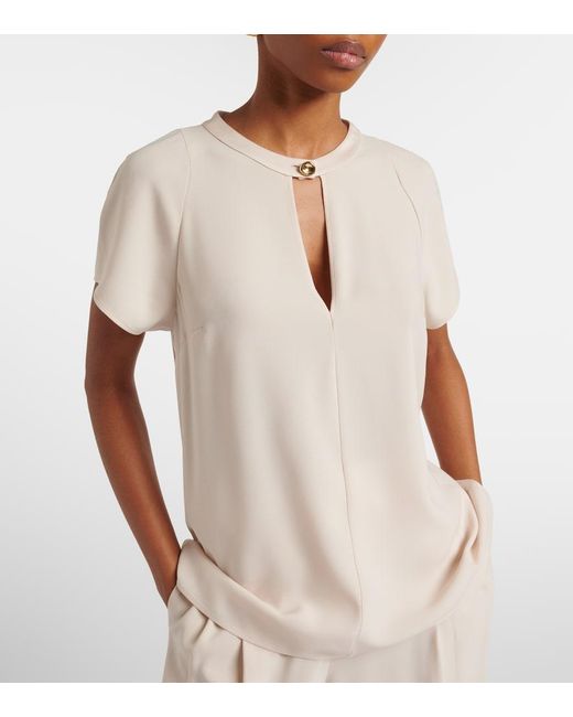 Joseph White Donna Crepe Top