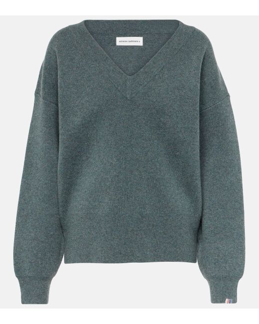 Extreme Cashmere Green Lana Cashmere Sweater