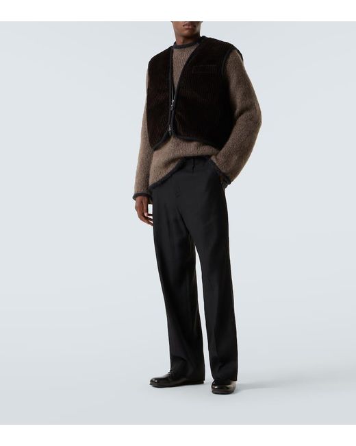 Our Legacy Weste Top Aus Baumwoll-Cord in Black für Herren
