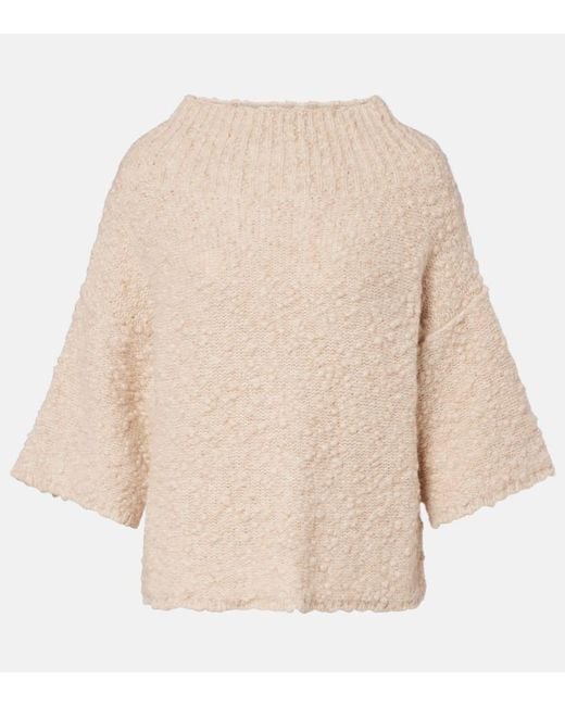 Max Mara Natural Eccelso Alpaca And Wool-Blend Sweater