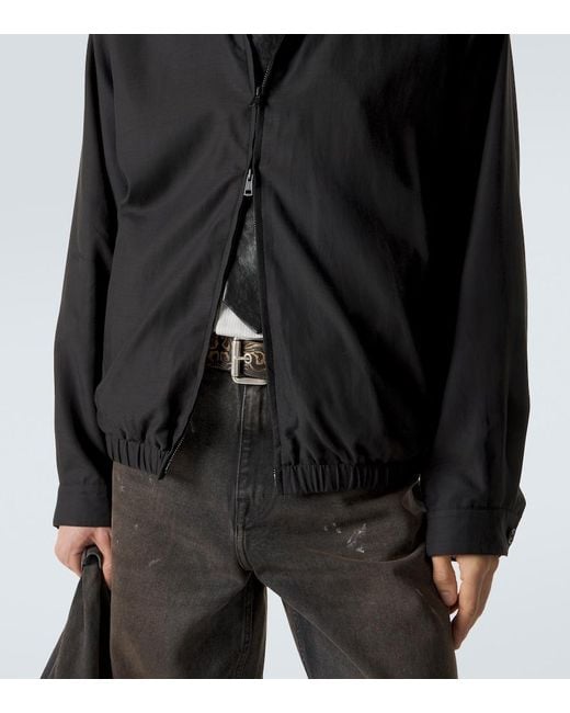 Our Legacy Black Casino Jacket for men