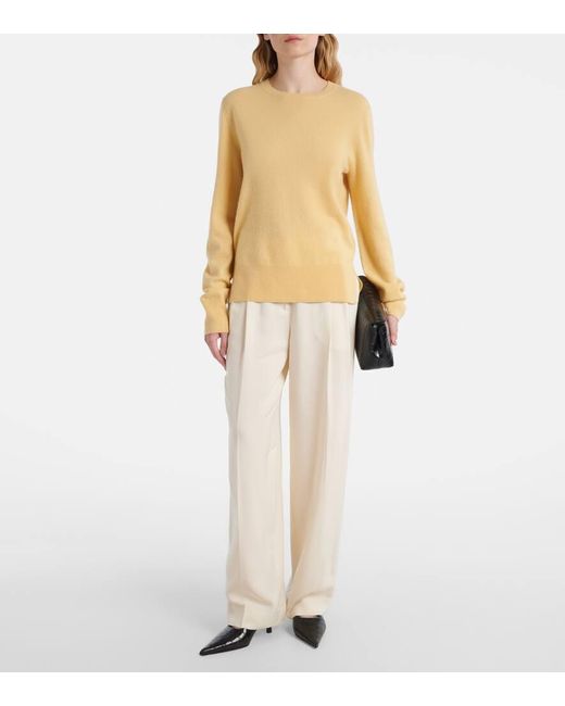 Totême  Natural Gerade High-Rise-Hose
