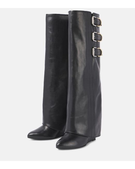 Stivali Shark Lock Buckles 60 di Givenchy in Black