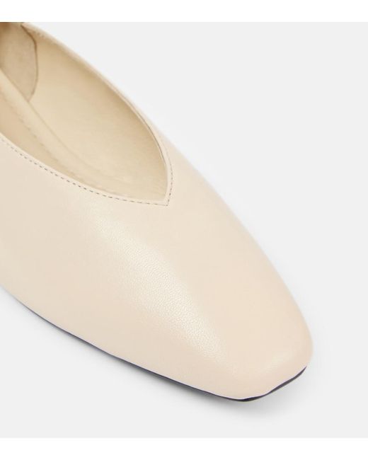 A.Emery Natural Briot Leather Ballet Flats