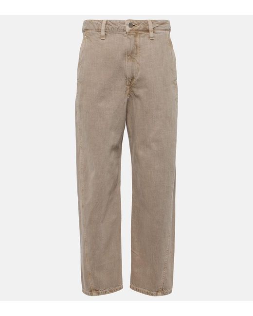 Lemaire Natural High-Rise Straight Jeans Twisted