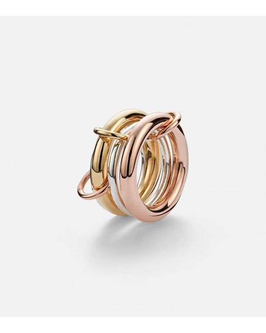 Spinelli Kilcollin Metallic Cici Rose 18Kt And Sterling Linked Rings