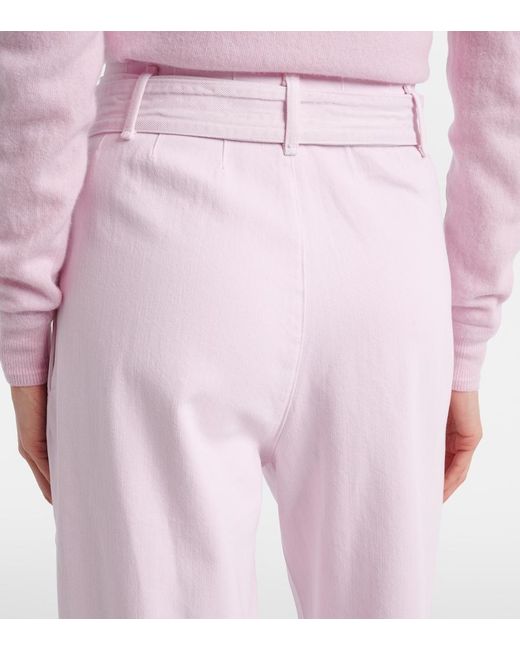 X Maria Mcmanus Jeans Anchos Con Cinturon Agolde de color Pink
