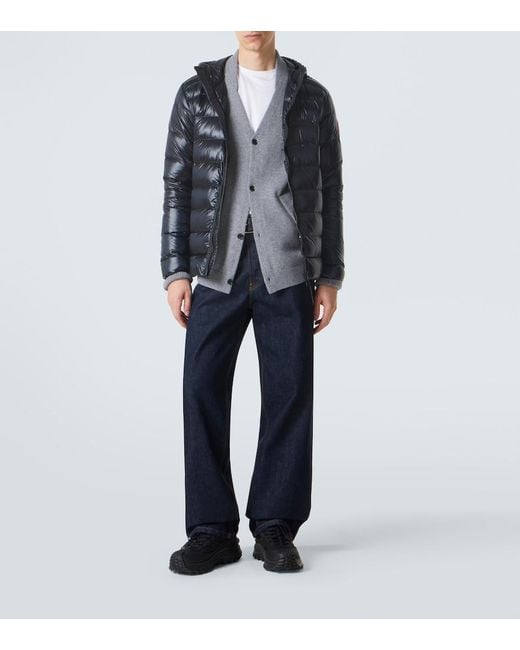 Canada Goose Black Crofton Down Jacket for men