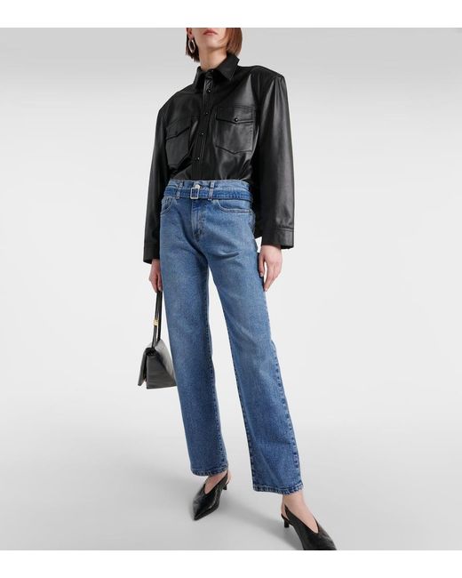 Jeans regular Ellsworth a vita media di Proenza Schouler in Blue