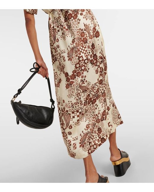 Vestido Camisero Vinnie De Saten ALÉMAIS de color Metallic