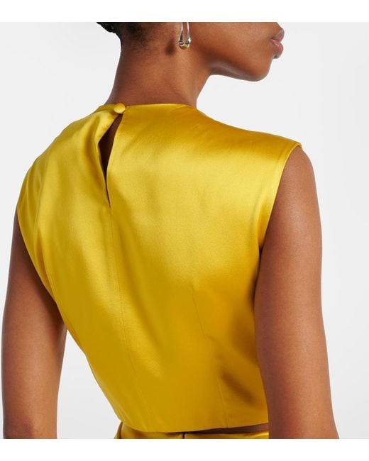 Max Mara Yellow 'Panaro' Dress