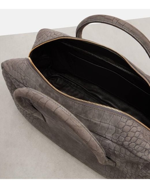 Sac America Medium En Cuir Calvin Klein en coloris Gray