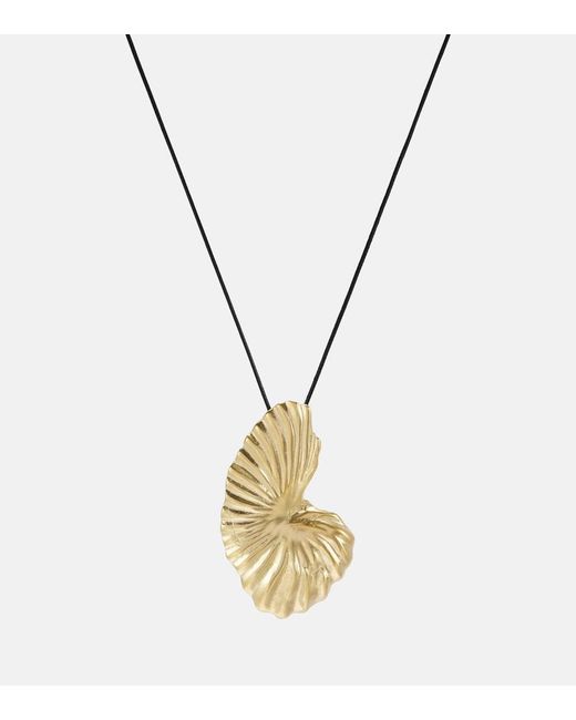 YSSO Metallic Birth Of Venus-Plated Pendant Necklace