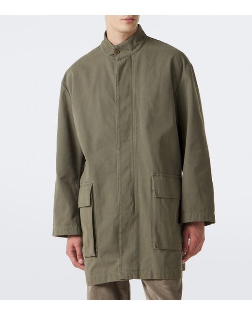 The Row Green Simeau Cotton Car Coat for men