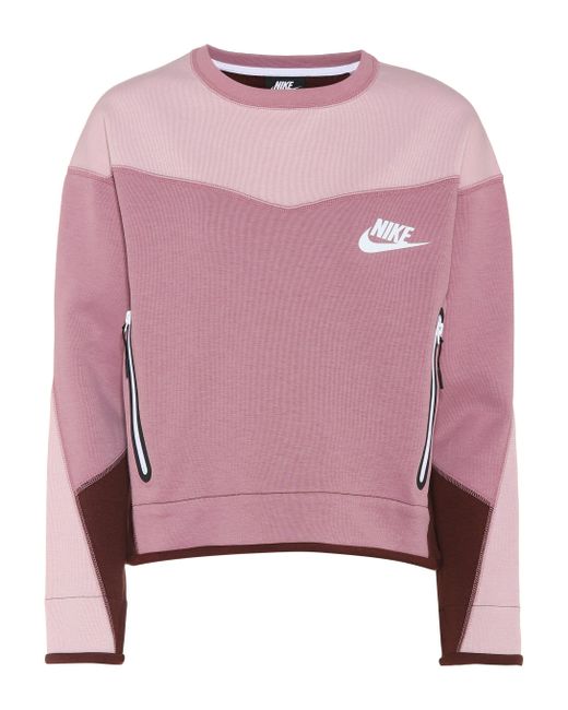 Nike Multicolor Cotton-blend Cropped Sweater