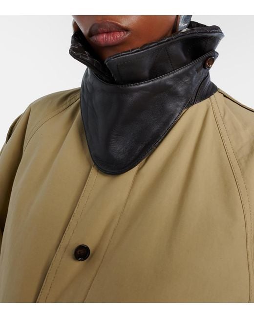 Bottega Veneta Natural Intrecciato Leather-Trimmed Blouson