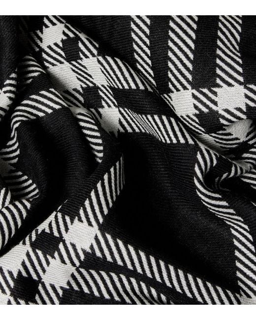 Sciarpa Check di Burberry in Black