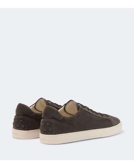 Tod's Brown Suede Sneakers for men